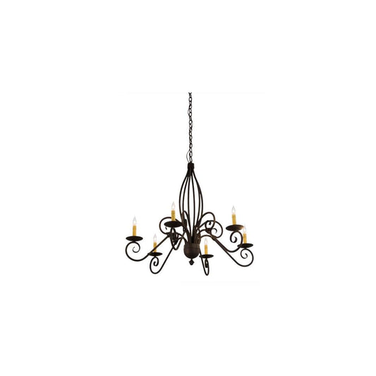 Squire 6 Light 36" Wide Taper Candle Style Chandelier