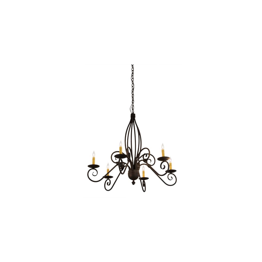 Squire 6 Light 36" Wide Taper Candle Style Chandelier
