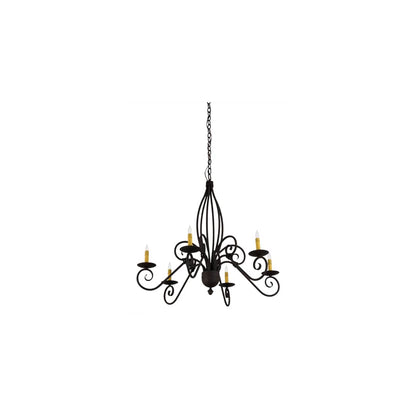 Squire 6 Light 36" Wide Taper Candle Style Chandelier