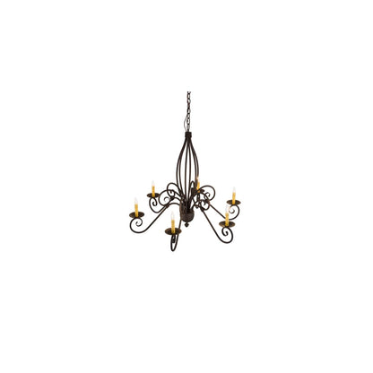 Squire 6 Light 36" Wide Taper Candle Style Chandelier