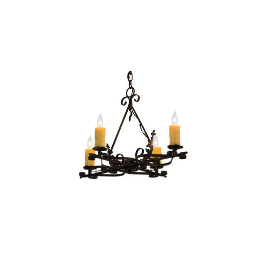 Elianna 4 Light 22" Wide Taper Candle Style Chandelier