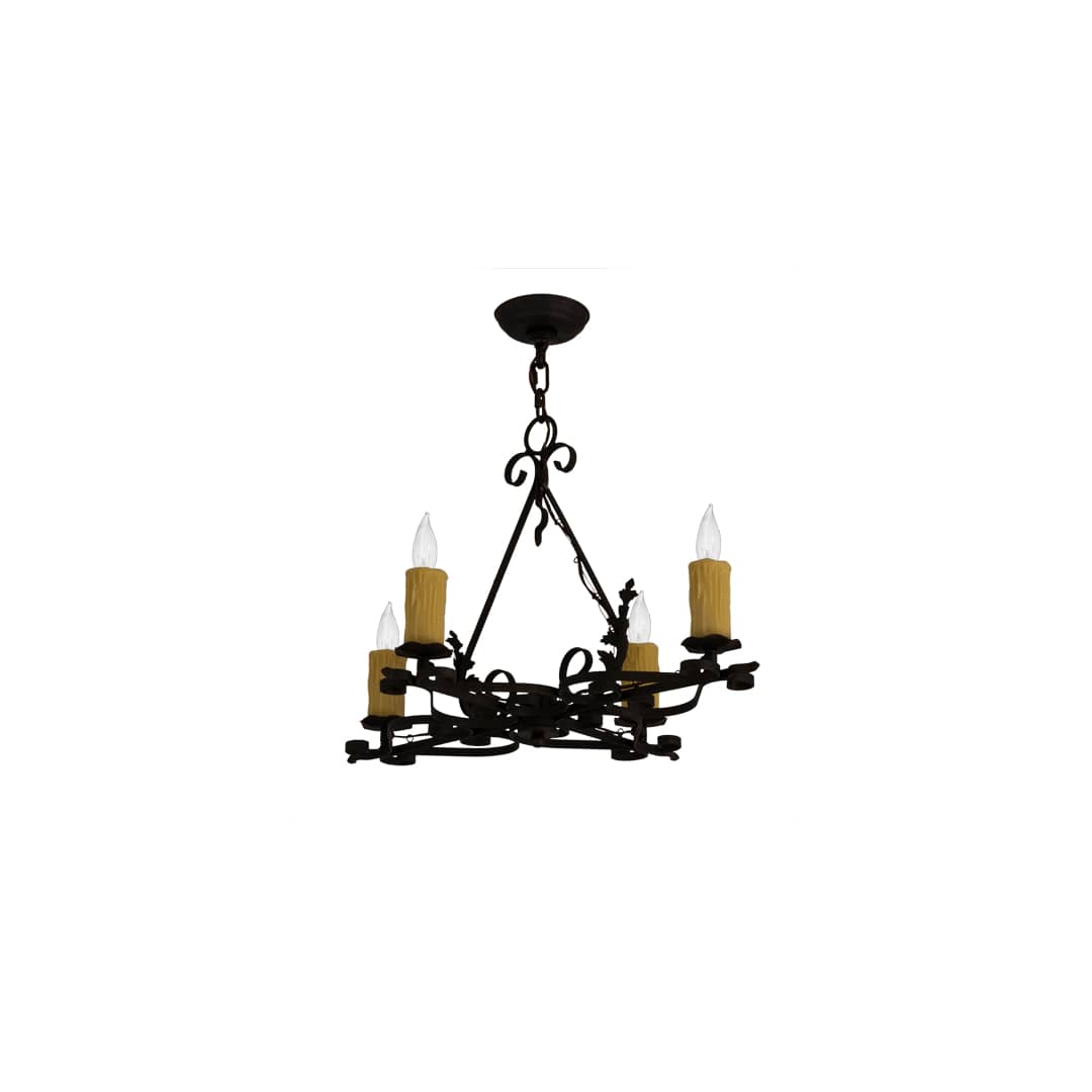 Elianna 4 Light 22" Wide Taper Candle Style Chandelier