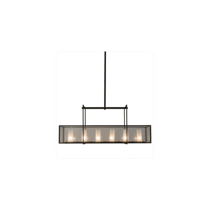Nelson 6 Light 15" Wide Pillar Candle Linear Pendant