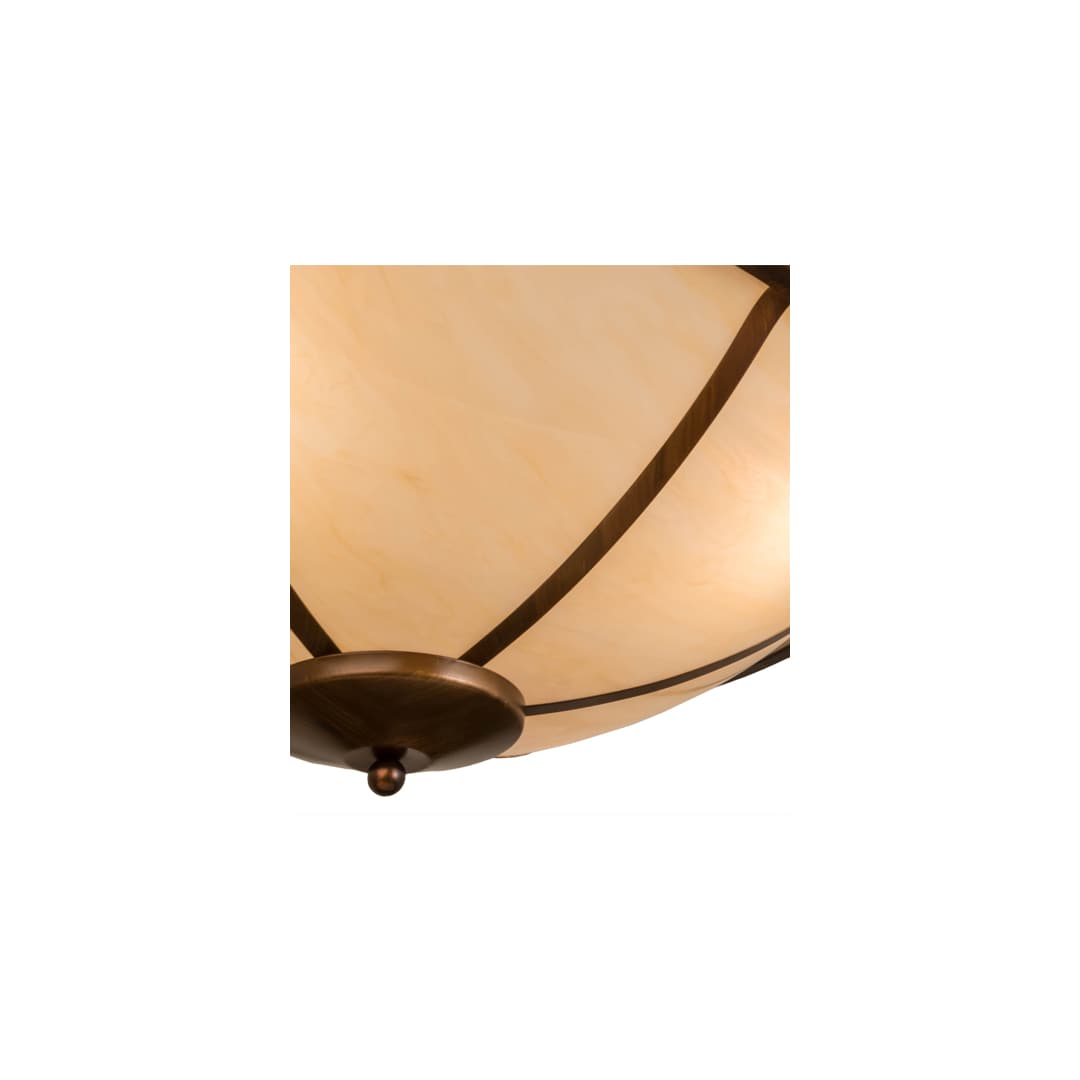 Commerce 4 Light 31" Wide Semi-Flush Bowl Ceiling Fixture - Vintage Copper Finish