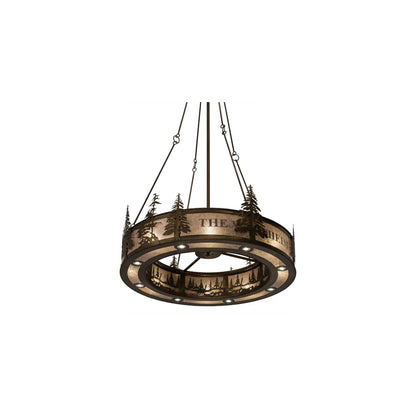 Personalized 8 Light 52" Wide Pendant