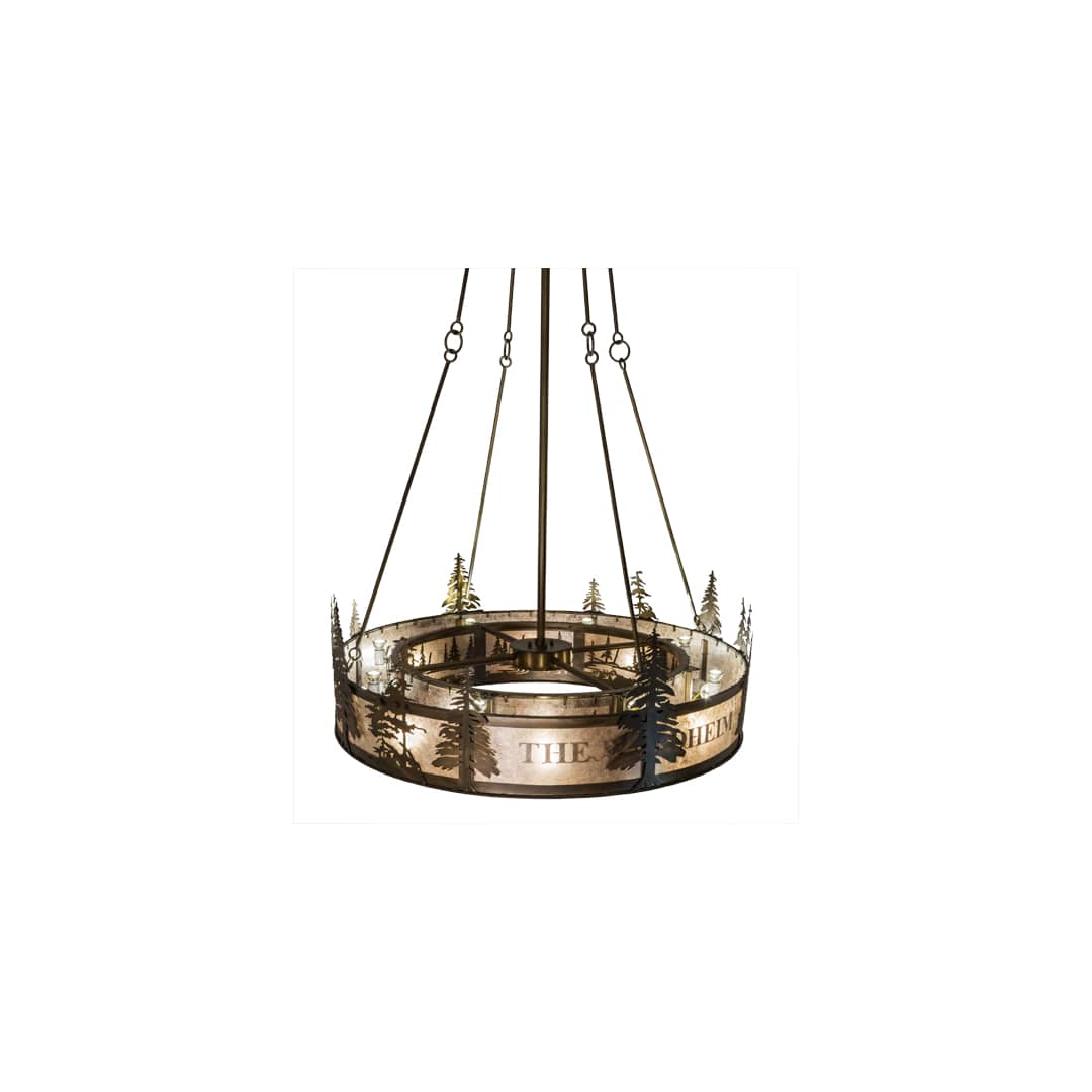 Personalized 8 Light 52" Wide Pendant