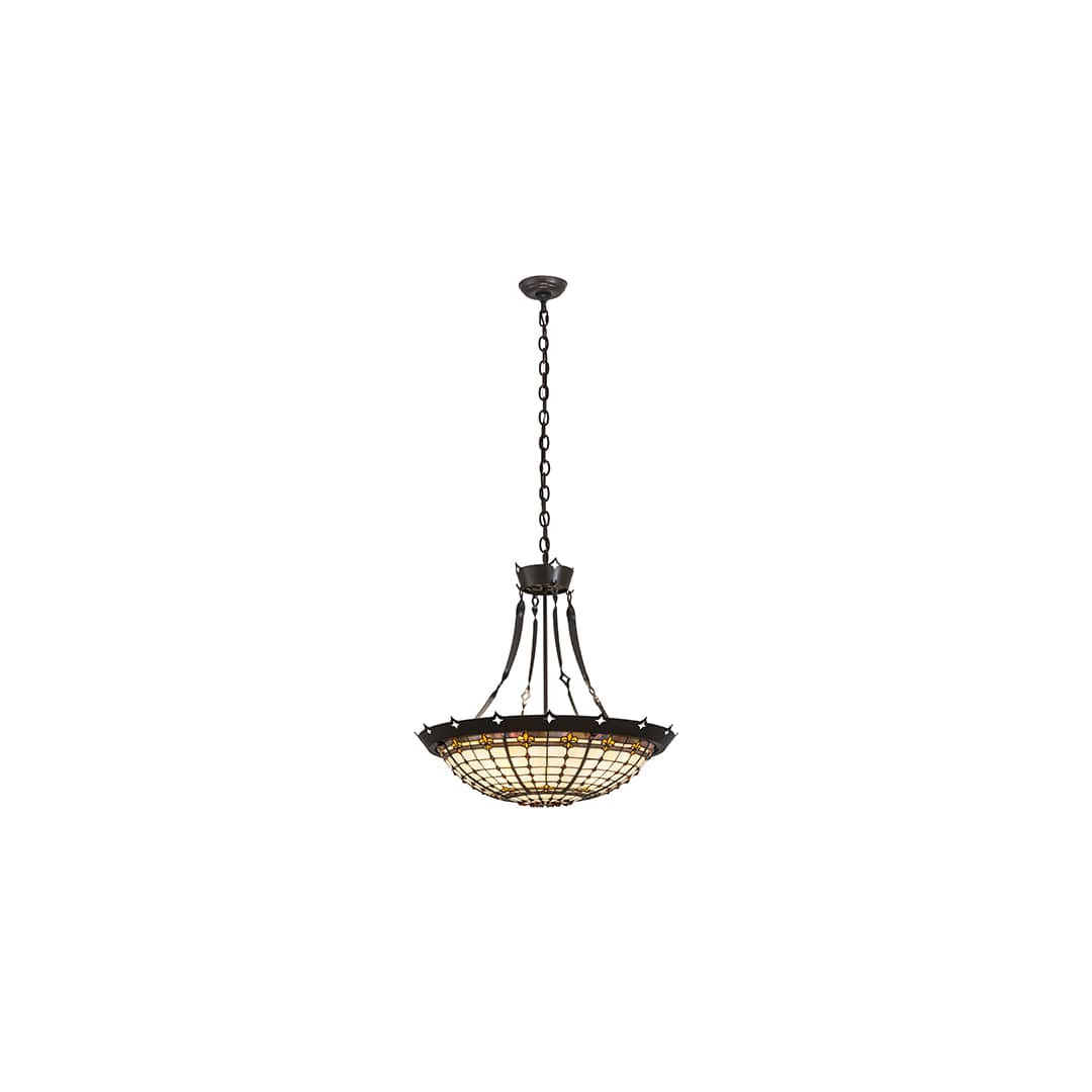Fleur-de-Lite 4 Light 26" Wide Pendant