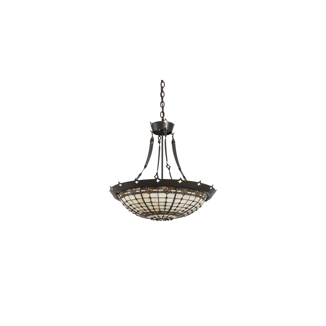 Fleur-de-Lite 4 Light 26" Wide Pendant