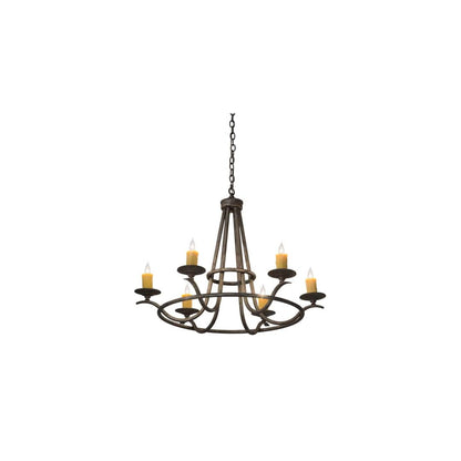 Octavia 6 Light 36" Wide Taper Candle Style Chandelier