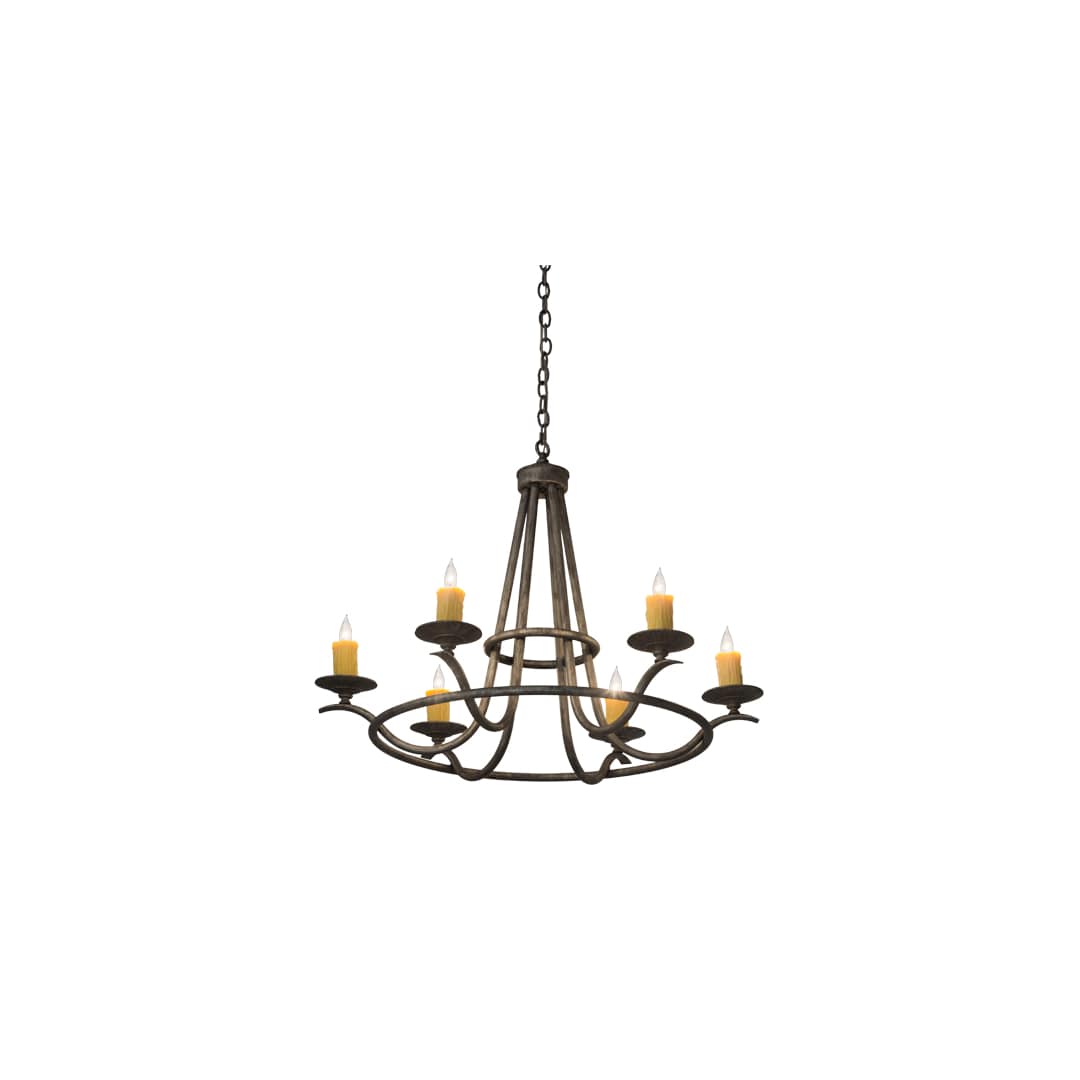 Octavia 6 Light 36" Wide Taper Candle Style Chandelier