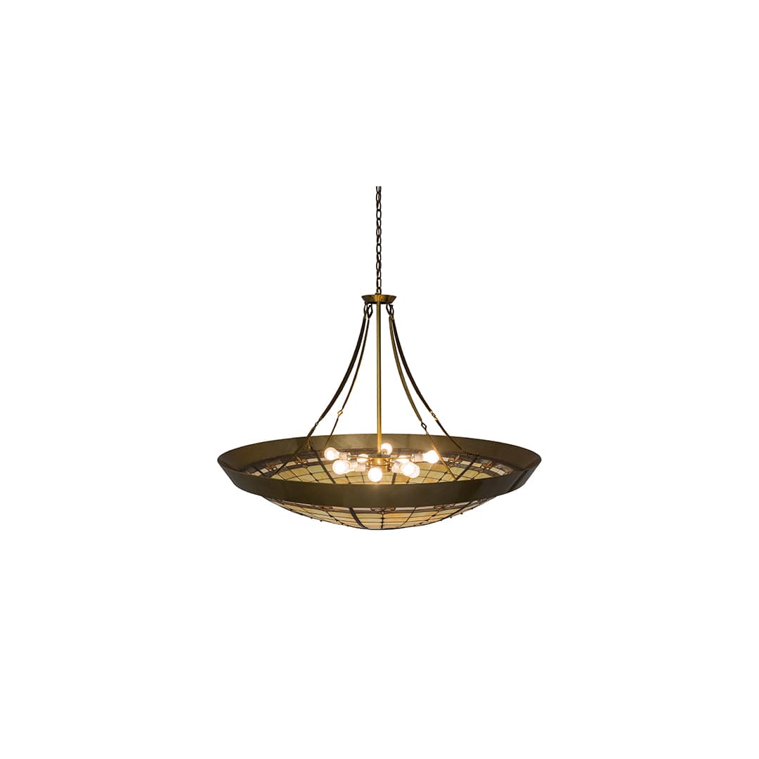 Fleur-de-Lite 10 Light 54" Wide Pendant