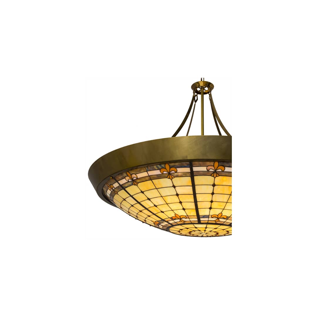 Fleur-de-Lite 10 Light 54" Wide Pendant