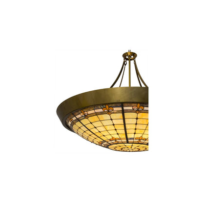 Fleur-de-Lite 10 Light 54" Wide Pendant