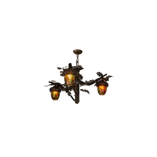 Acorn 3 Light 40" Wide Chandelier
