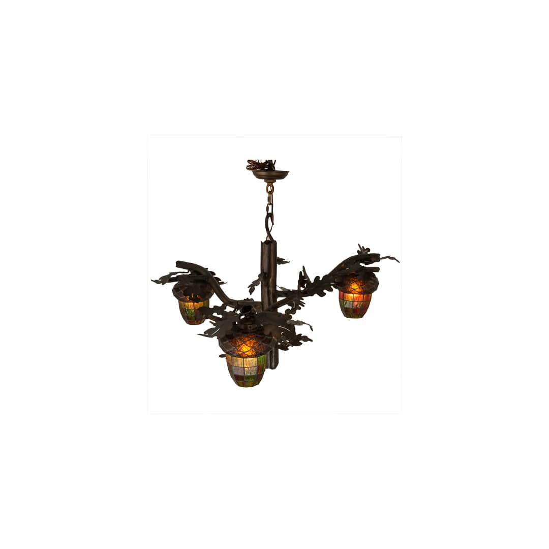 Acorn 3 Light 40" Wide Chandelier