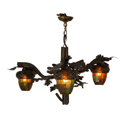 Acorn 3 Light 40" Wide Chandelier