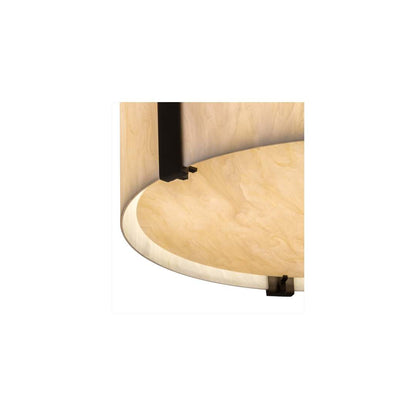 Cilindro 4 Light 18" Wide Semi-Flush Cylinder Ceiling Fixture - Oil Rubbed Bronze Finish