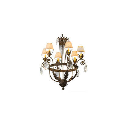 Antonia 6 Light 29" Wide Crystal Chandelier