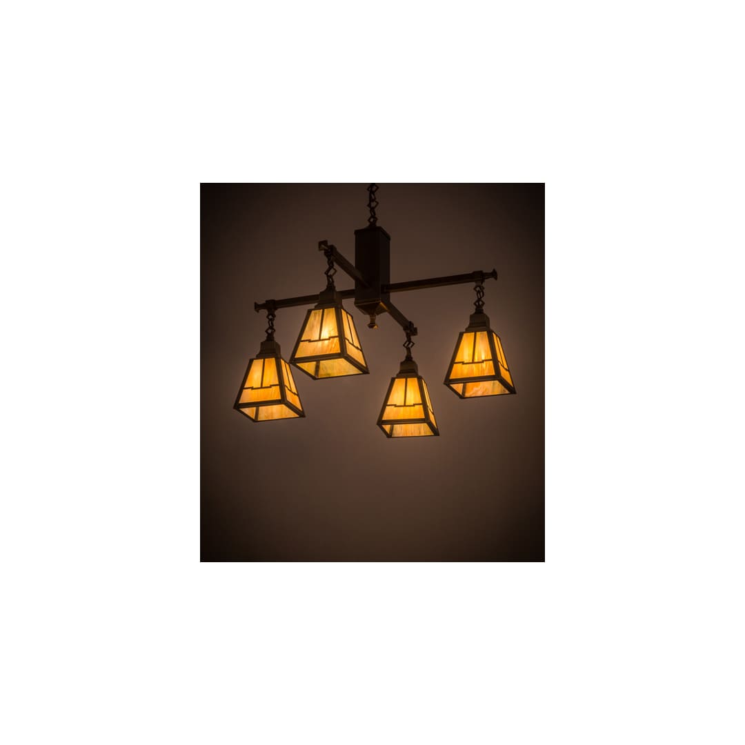 Valley View Mission 4 Light 30" Wide Pendant