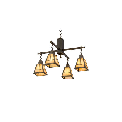 Valley View Mission 4 Light 30" Wide Pendant