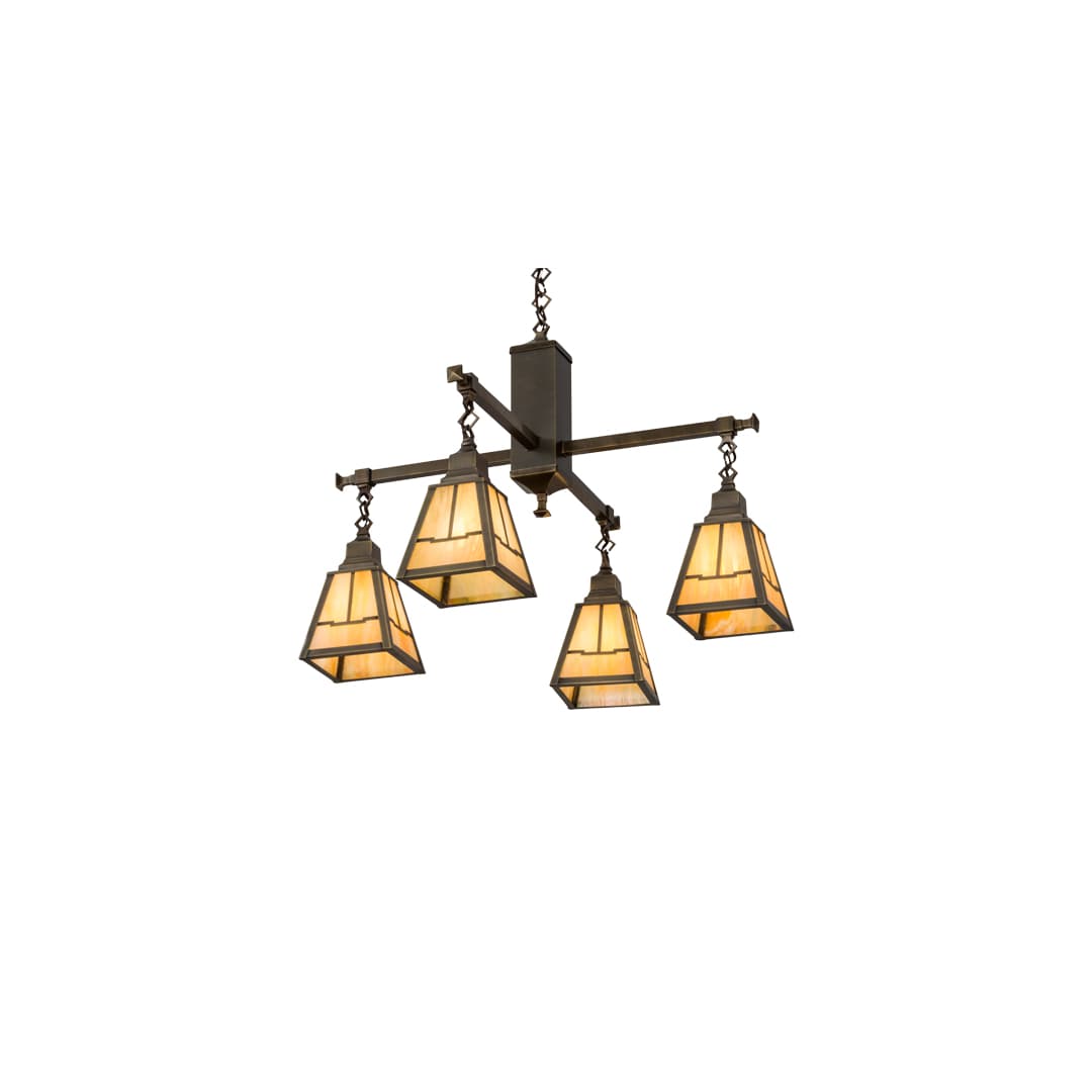 Valley View Mission 4 Light 30" Wide Pendant