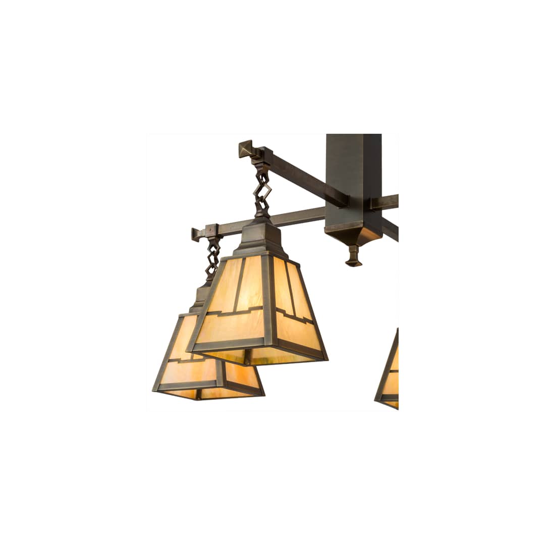 Valley View Mission 4 Light 30" Wide Pendant