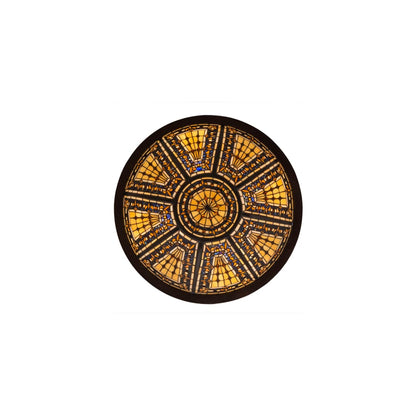 Fleur-de-lis 4 Light 26" Wide Flush Mount Bowl Ceiling Fixture