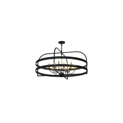Aldari 12 Light 48" Wide Taper Candle Style Chandelier