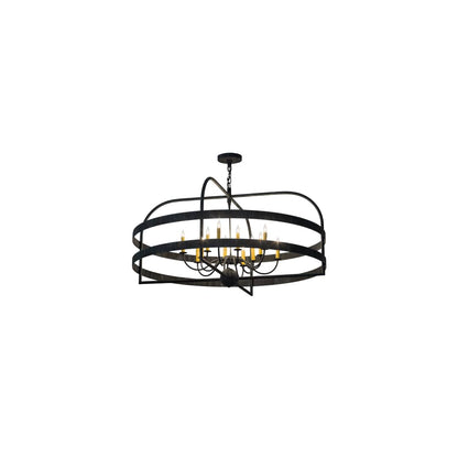 Aldari 12 Light 48" Wide Taper Candle Style Chandelier