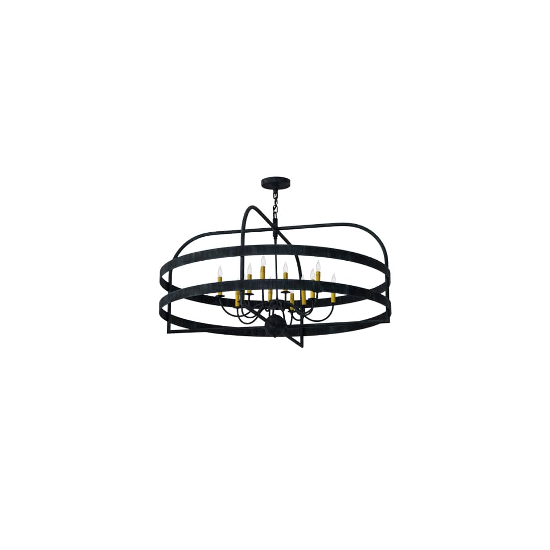 Aldari 12 Light 48" Wide Taper Candle Style Chandelier