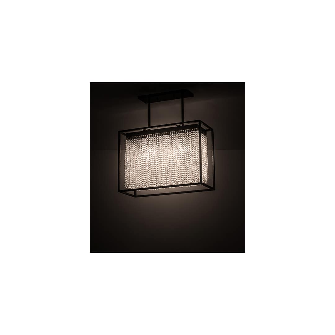 Cleo 2 Light 10" Wide Linear Pendant