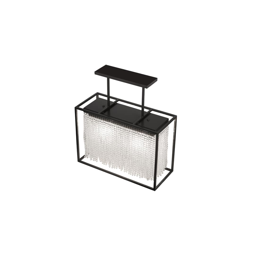 Cleo 2 Light 10" Wide Linear Pendant