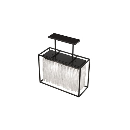 Cleo 2 Light 10" Wide Linear Pendant