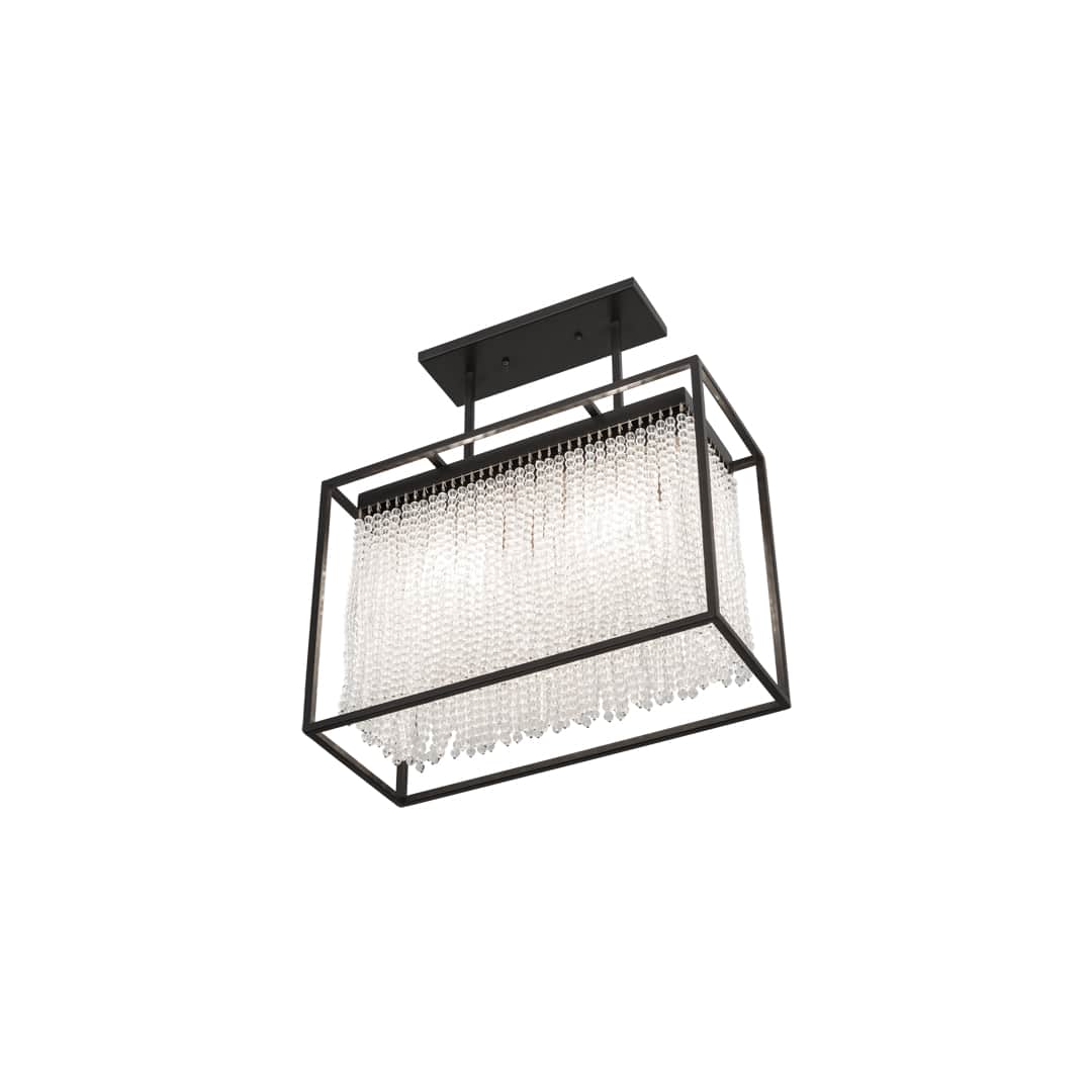 Cleo 2 Light 10" Wide Linear Pendant
