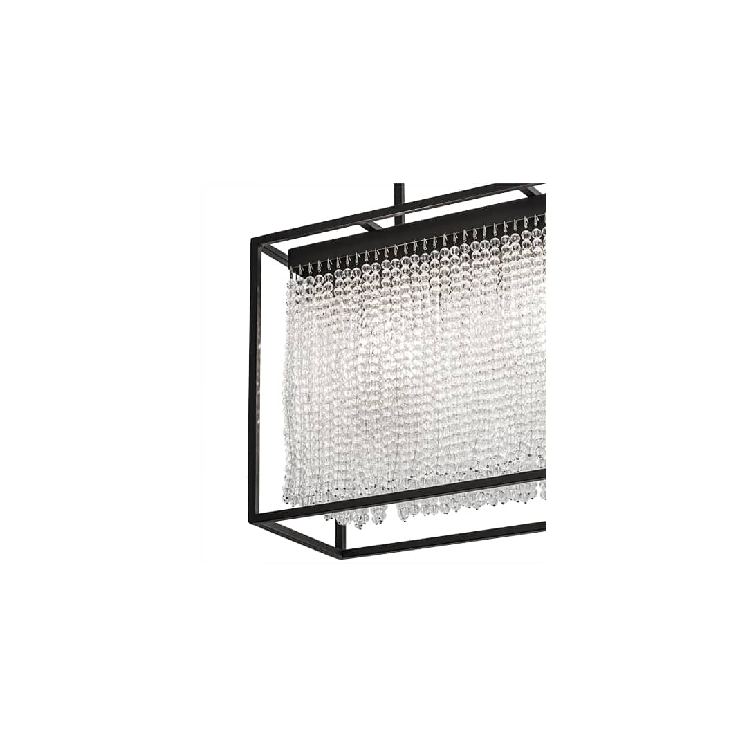 Cleo 2 Light 10" Wide Linear Pendant