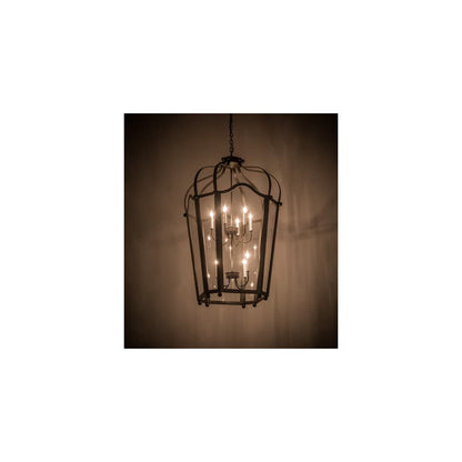 Citadel 10 Light 33" Wide Taper Candle Pendant