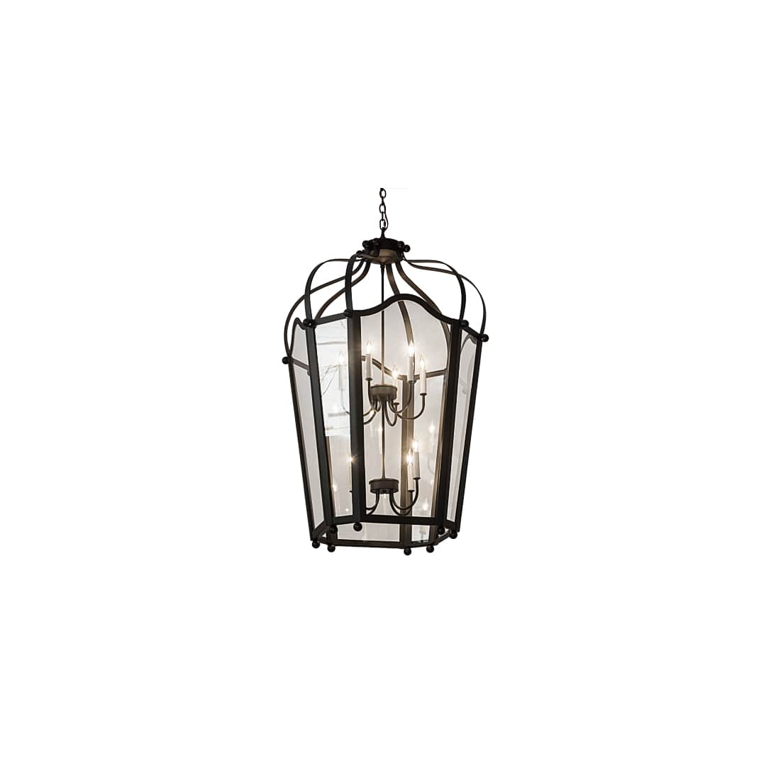 Citadel 10 Light 33" Wide Taper Candle Pendant