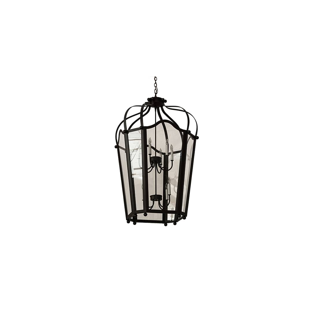 Citadel 10 Light 33" Wide Taper Candle Pendant