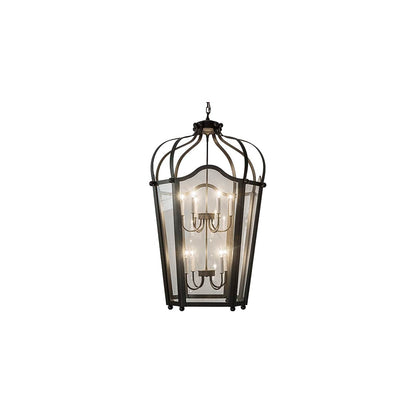 Citadel 10 Light 33" Wide Taper Candle Pendant