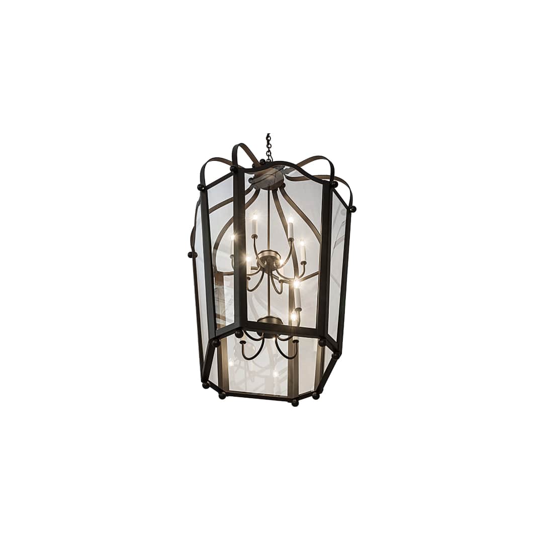 Citadel 10 Light 33" Wide Taper Candle Pendant