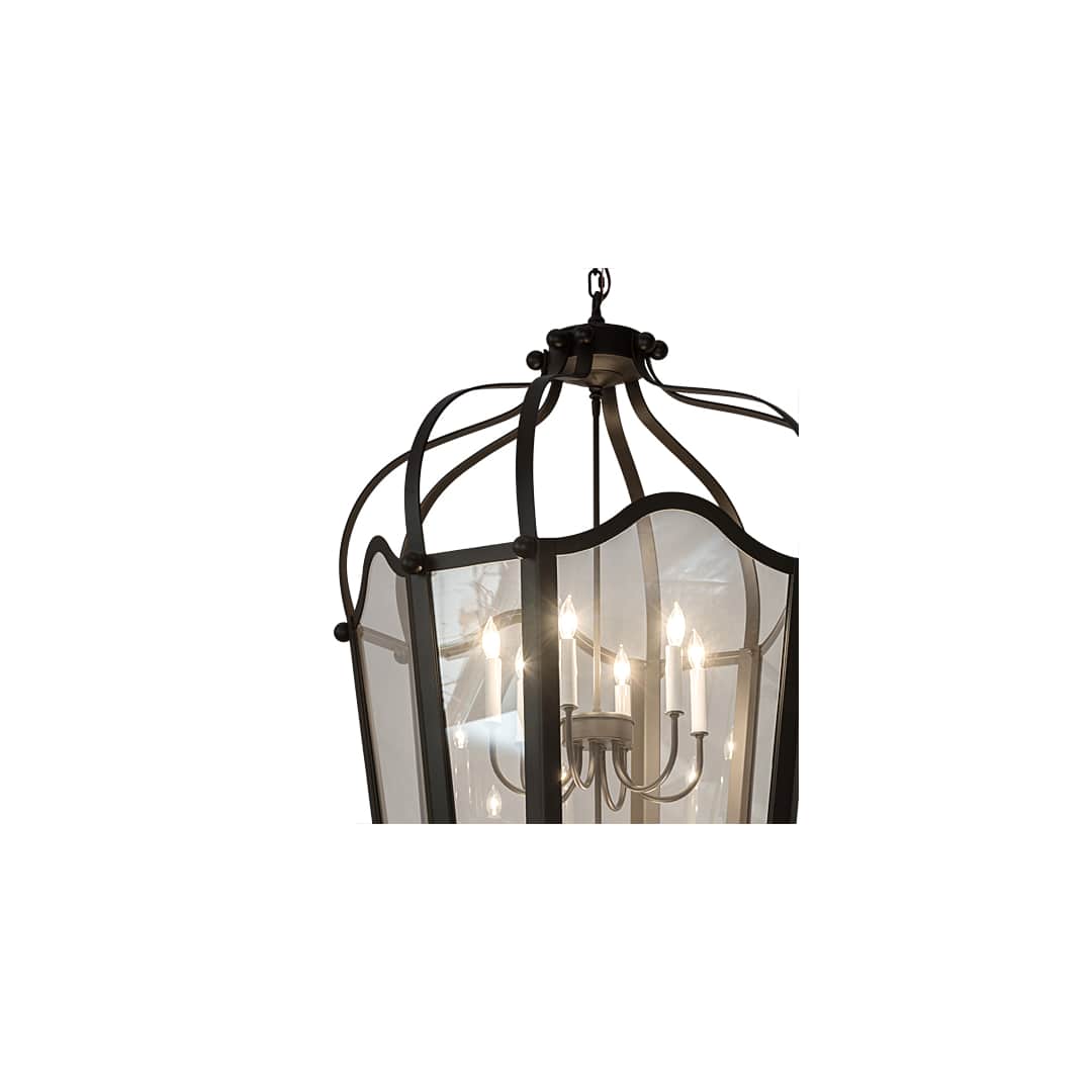 Citadel 10 Light 33" Wide Taper Candle Pendant