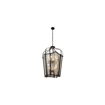 Citadel 10 Light 33" Wide Taper Candle Pendant