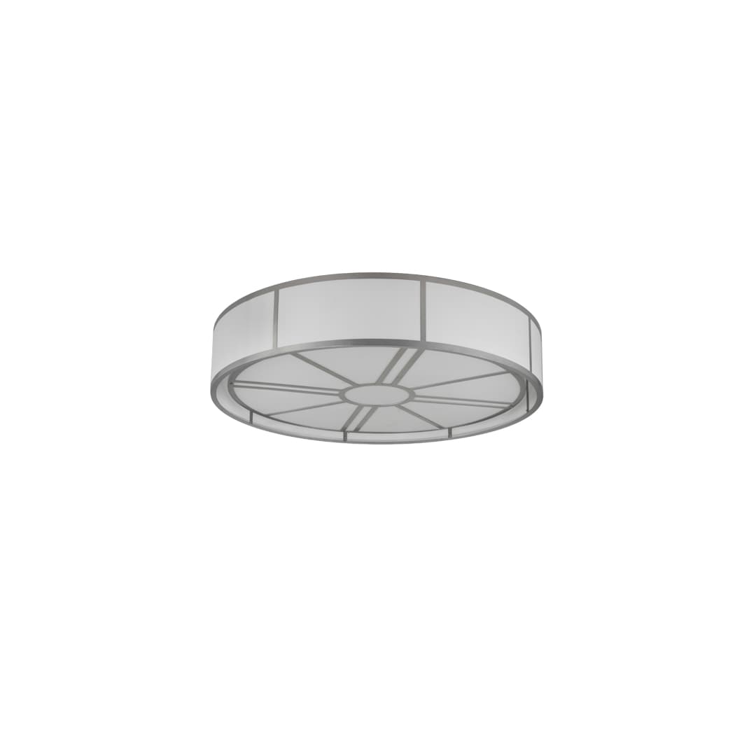 Cilindro Milwaukee 8 Light 72" Wide Semi-Flush Drum Ceiling Fixture