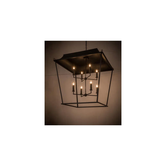 Bastille Omega 8 Light 61" Wide Taper Candle Pendant