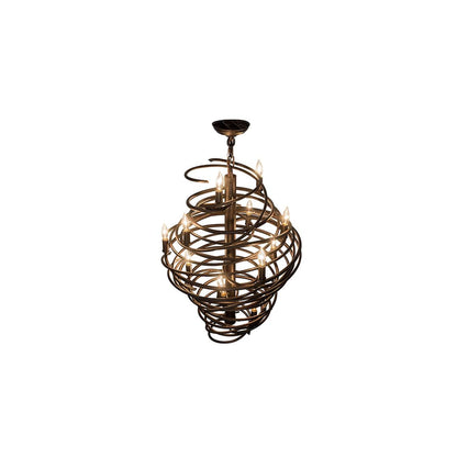 Cyclone 13 Light 20" Wide Taper Candle Pendant
