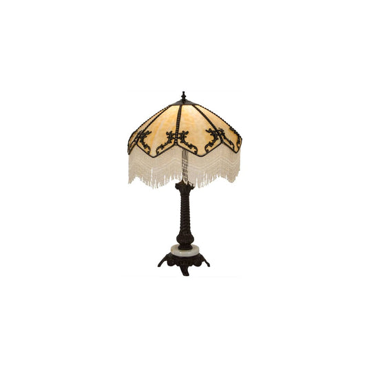 Fringed 30" Tall Buffet Table Lamp