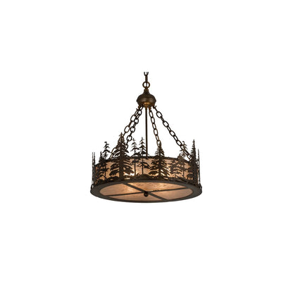 Tall Pines 4 Light 23" Wide Suspension Pendant