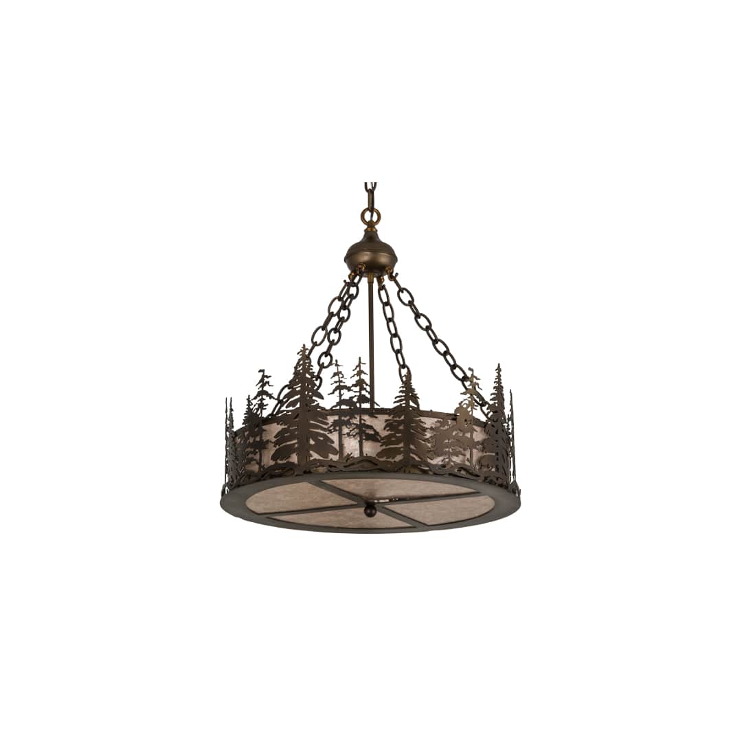 Tall Pines 4 Light 23" Wide Suspension Pendant