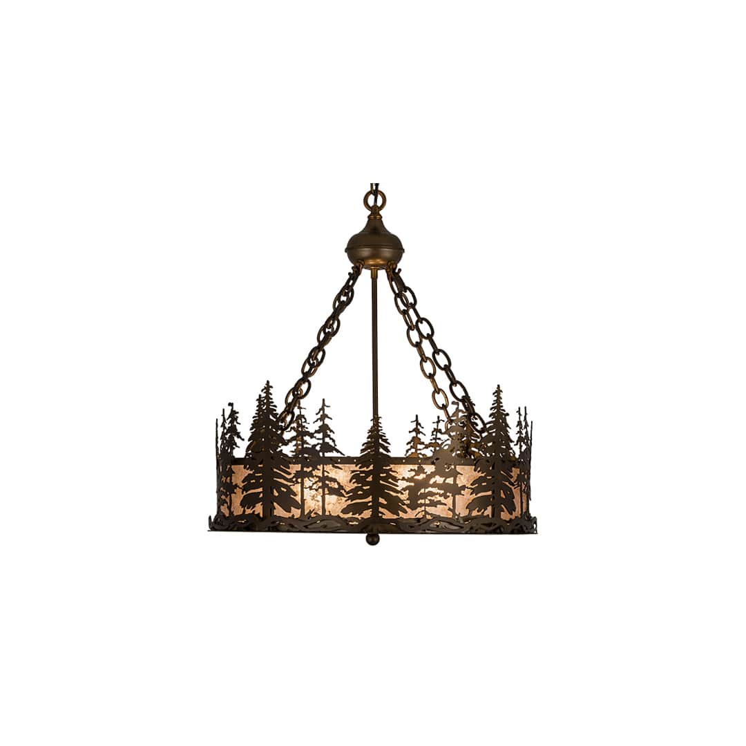Tall Pines 4 Light 23" Wide Suspension Pendant
