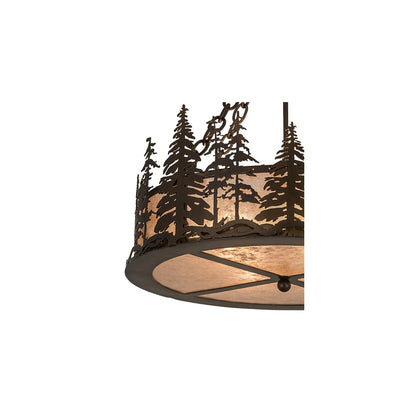 Tall Pines 4 Light 23" Wide Suspension Pendant